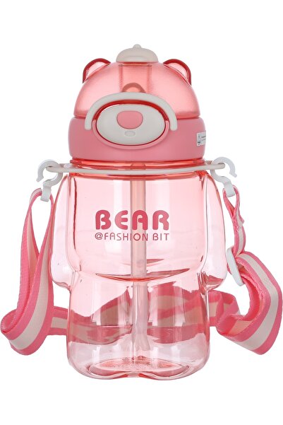 Alsaif Gallery Al Saif Gallery Plastic Water Bottle for Children, 800 ml - Pink