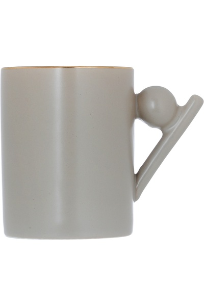 Alsaif Gallery Al Saif Gallery Porcelain Mug, 400 ml - Brown