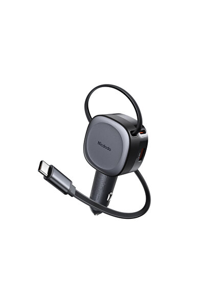 Mcdodo CC-1560 FreeGo Serisi 75W Geri Çekilebilir Kablolu Araç içi Çakmaklık ...