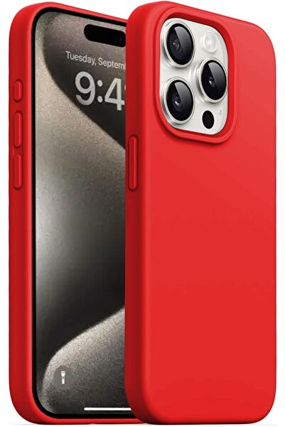 HyperAge iPhone 15 Pro Kılıf İçi Kadife Kamera Yükseltili Lansman Silikon Kap...