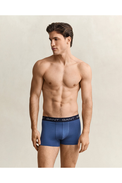 Gant Erkek Mavi Düz Boxer