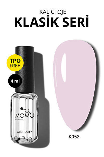 MOMO professional Kalıcı Oje K052, Nude Lila, 4 ml