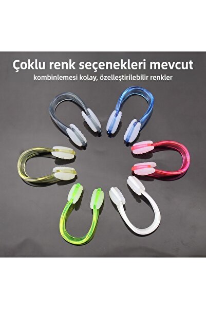 DER-KAN OYUNCAK 1 Adet Kutulu Yüzme Burun Tıkacı Rahat Silikon Anti Kayma