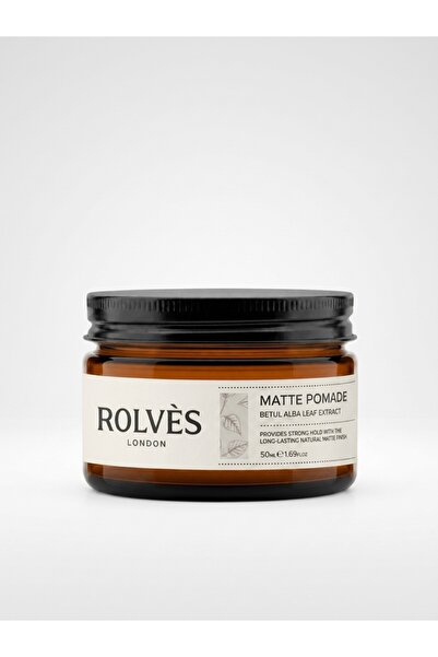 ROLVES Matte Pomade Sert tutuş + doğal parlaklık saç şekillendirici