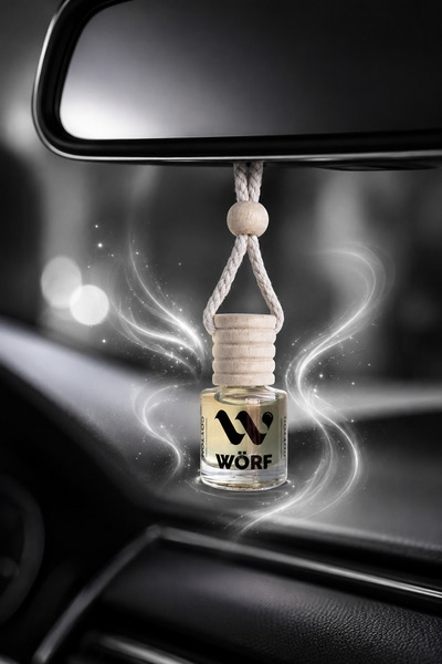 WÖRF Cotton 8 ml Dekoratif Ahşap Kapaklı Oto Ayna Kokusu
