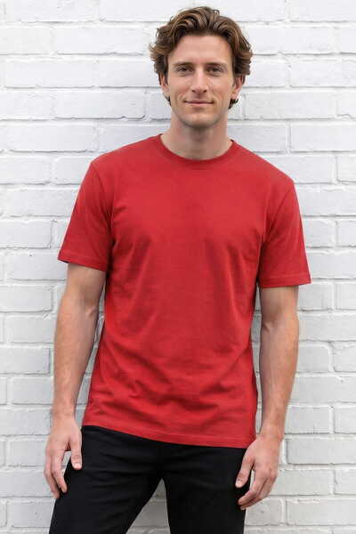 RELAXIA Men's T-Shirt Crew Neck