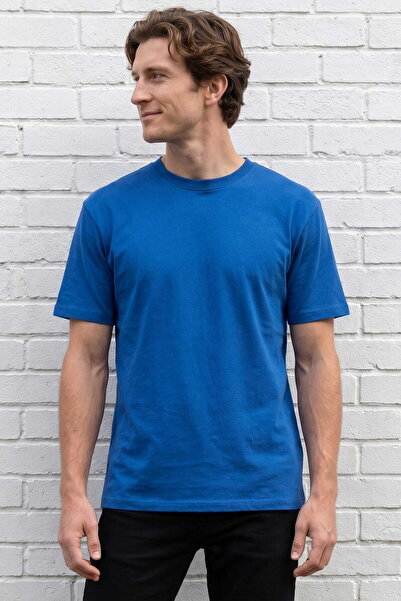 RELAXIA Men's T-Shirt Crew Neck