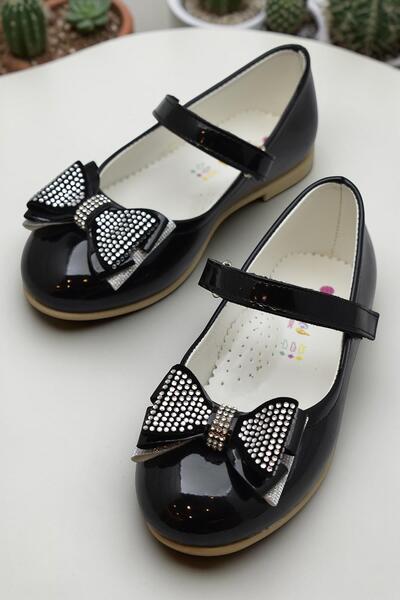 ISPARTALILAR 5960 Comfortable Sole Buckle Girls' Ballerina Shoes Wedding Even...