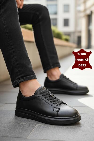 ISPARTALILAR 76 Full Orthopedic Sole Genuine Leather Daily Men's Shoes Casual...