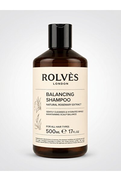 ROLVES Şampuan Vegan Bitkisel Arındırıcı 500ml– Yeşil Çay Etkili, Günlük Kull...