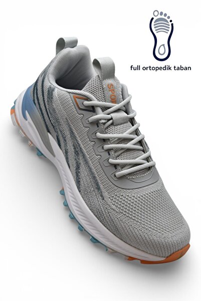 ISPARTALILAR 26303 Orthopedic Sole Casual Men's Sports Shoes Knitwear Men's S...