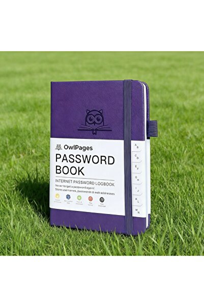 Choice Purple Password Keeper Journal - Organize & Store Passwords Alphabetic...