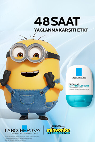 La Roche Posay Yağlı&Karma Ciltler İçin Gözenek Karşıtı Güneş Bakım Seti:Effaclar Supra Krem&Anthelios UVAIR SPF50+