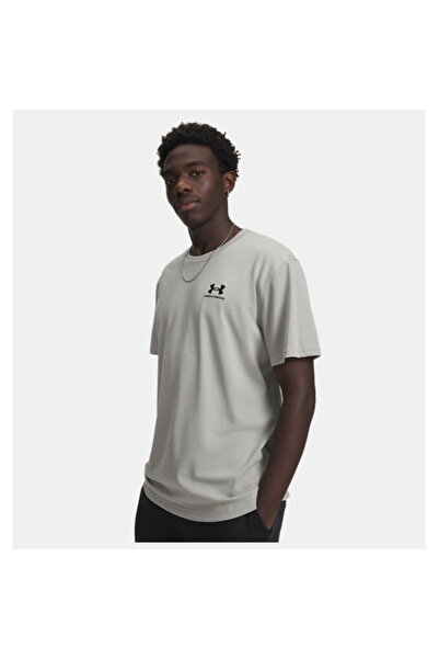 Under Armour Men's Running and Training T-Shirt Ua m Logo Emb Heavyweight Ss ...