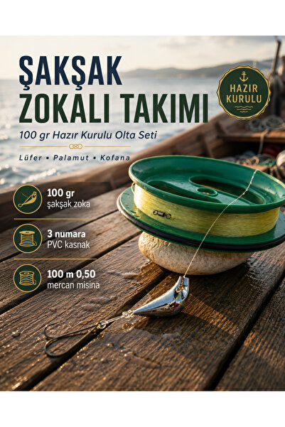 SAY Balıkçılık Şakşak Zokalı Takım – Lüfer ve Palamut Avı İçin Hazır Kurulu O...