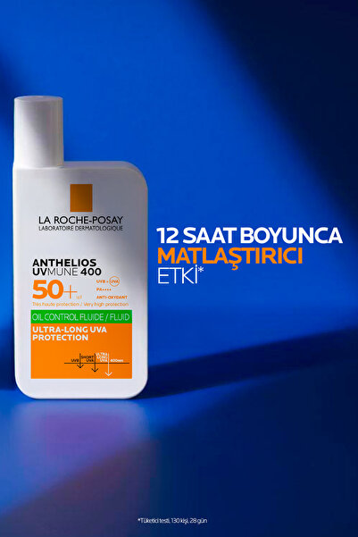 La Roche Posay Anthelios Oil Control Fluid Yağlı/Akneye Eğilimli Ciltler için Yüksek Koruma SPF50+ Güneş Kremi 50ml