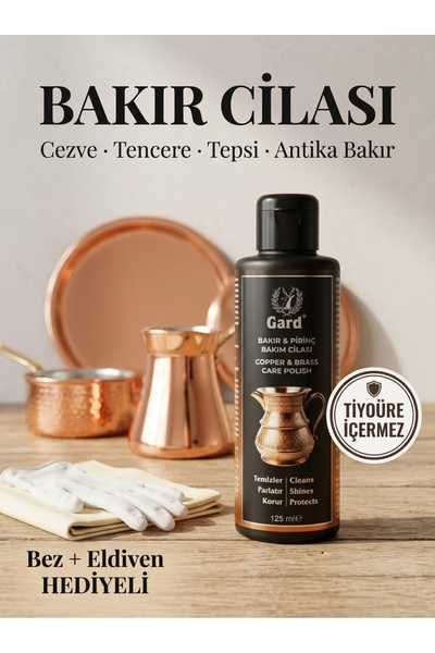 Gard Bakır Pirinç Krom Alüminyum Cilası 125 ml