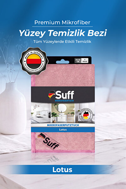 Suff Lotus Genel Temizlik Bezi 40x40 | Hassas Mobilya ve Parlak Yüzey Bezi - ...