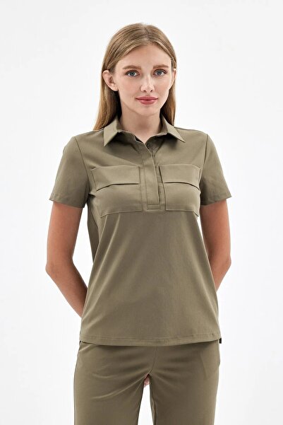 Rhow Lorena Hunter Green Scrubs Üst