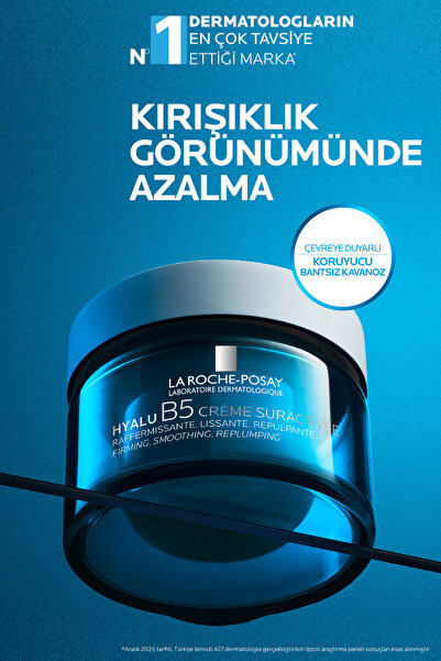 La Roche Posay Hyalu B5 Hyalüronik Asit İçeren Kırışıklık Karşıtı & Dolgunlaştırıcı ve Nemlendirici Krem 50 ml
