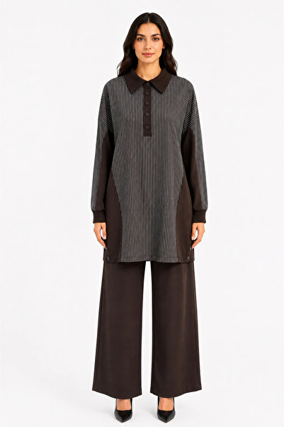 Nuss Suit with Trousers Coffee 1040