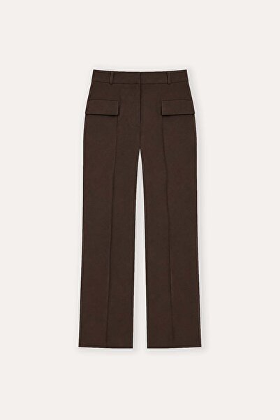 VATKALI Cep detaylı wide leg pantolon