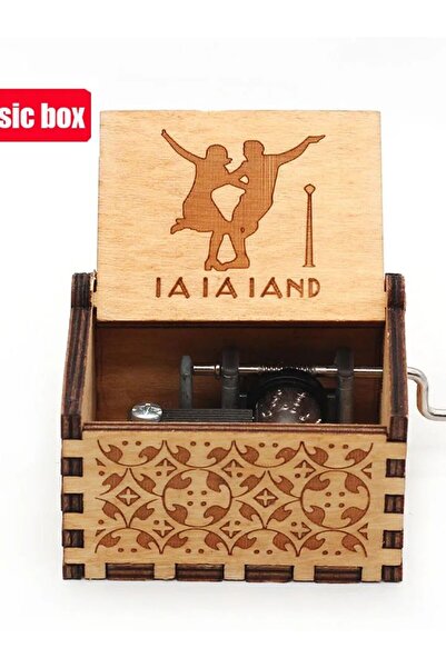 Choice1 Bandai mu lalaland Hotsale Antique carved Wooden Hand Crank Music Box...