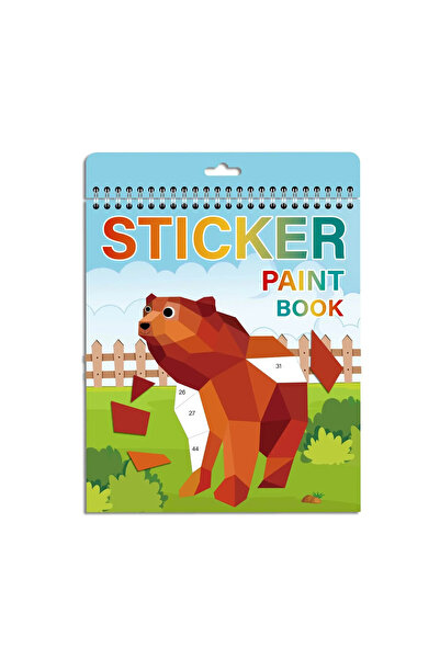 Choice3 Animal Children Animal Sticker Paint Book Children Puzzle DIY Sticker...