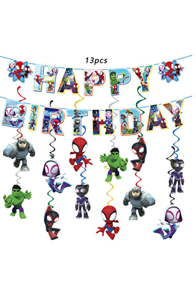 Choice3 13pcs **Spidey And His Amazing Friends Theme Kids Girls Favors Swirls...