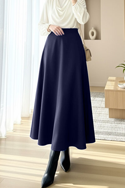 Modamorfo Loose Kilos Sukuba Puff Suknja - Mornarska