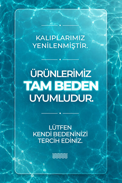 fedon Marine Life Erkek Deniz Şortu Hızlı Kuruyan AquaDry Kumaş, Tropikal Desen, Fermuarlı Cepli