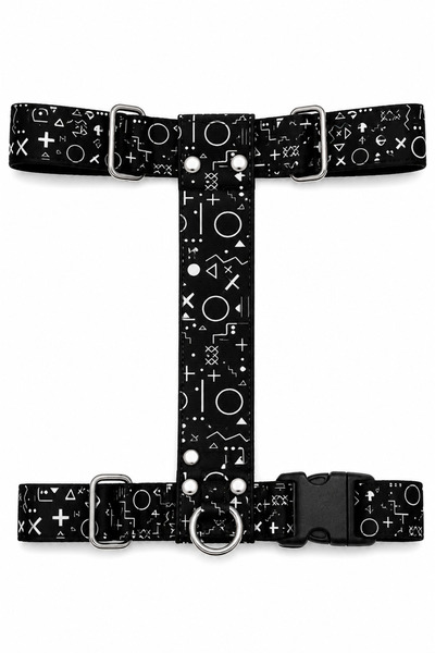 z zizuph H Type Single Breast Collar Adjustable Printed