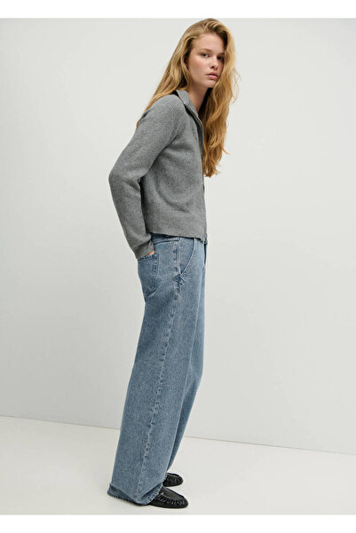 Mango Teen Düşük bel jean pantolon