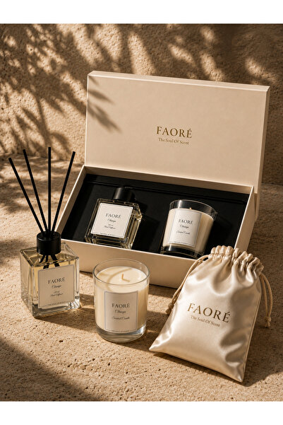 Faoré Cihangir 120 ml Oda Kokusu & Cihangir Mum & Luxury Travel Pouch Hediye ...