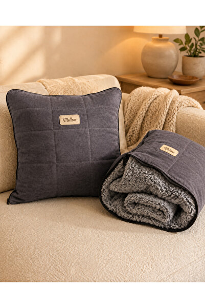 Mellow Outdoor Mellow 2'si 1 Arada Yastık Battaniye – Yastığa Dönüşen Wellsof...