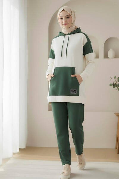 Modamorfo Kangaroo Pocket Double Color Set - Khaki