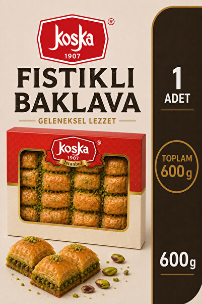 Koska Fıstıklı Baklava 600 Gr