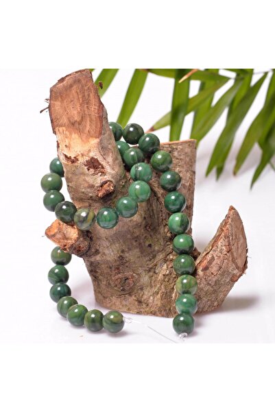 Taş Sandığı Jade Stone Strand - 10 mm Dark Color