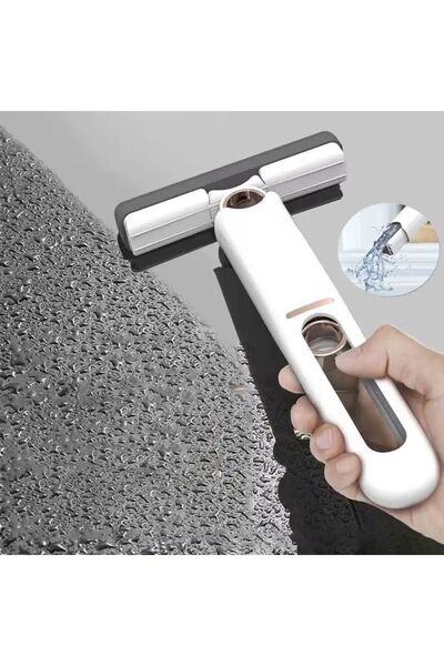 BLUE SİDE Taşınabilir Mini Mop Temizlik Paspası 180 Derece Döner Tezgah Pencere Cam Zemin Silme Aparatı