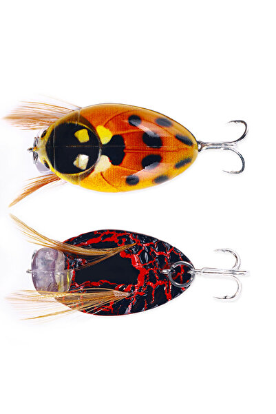 Choice 003 HENGJIA 1PCS 3.8cm 4g Artificial Ladybug Fishing Bait Cicada Beetl...