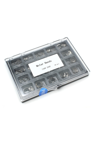 Choice 80pcs 1set 80Pcs Dental Molar Plain Bands Straight Arch Wire with Ring...
