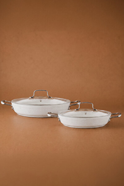 Emsan Biogranit White Stone 4 Piece Sahan Set
