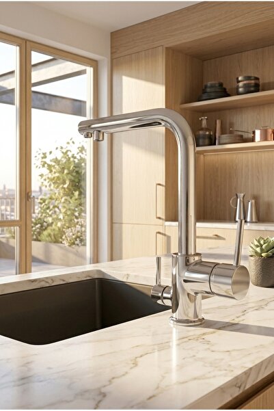 SÖZER ORMAN ÜRÜNLERİ Nobel Mix Purified Sink Faucet Chrome