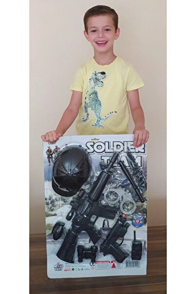 Brother Toys Oyuncak 11 Parça Asker Kasklı Set