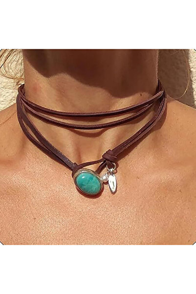 Choice Style A Ethnic Style Vintage Round Pendant Necklace for Women Bohemian...