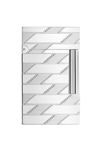 S.T. Dupont Line 2 Cling 1872 Monogram Gümüş Puro Çakmağı 16180 - TR7971
