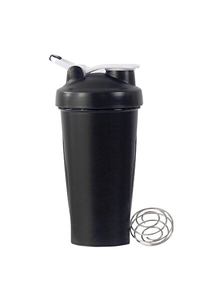 Choice1 B Portable 1pc Protein Shaker 600ml Fitness Bottle with Wire Whisk Ba...