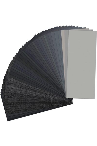 Choice 42-Piece Dry and Wet Sandpaper Set, Grits Ranging from 120 to 3000, 9X...