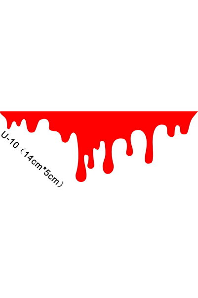 Choice red Air Tail Light Dripping Blood Car Stickers Headlights Modified Car...