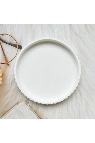 Choice قطعة واحدة بيضاء، صينية حمام من السيليكون، صينية مجوهرات، صينية مطبخ، ...